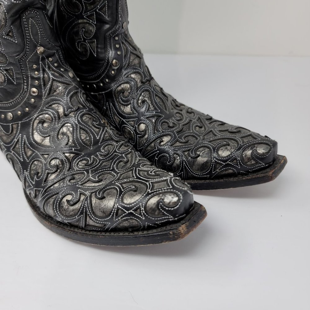 Luchesse Womens Knee High Western Cowgirl Boots 8B - Picture 2 of 9